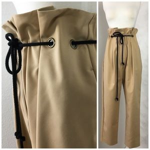 ABS ALLEN SCHWARTZ Paperbag HIGH WAIST PANTS